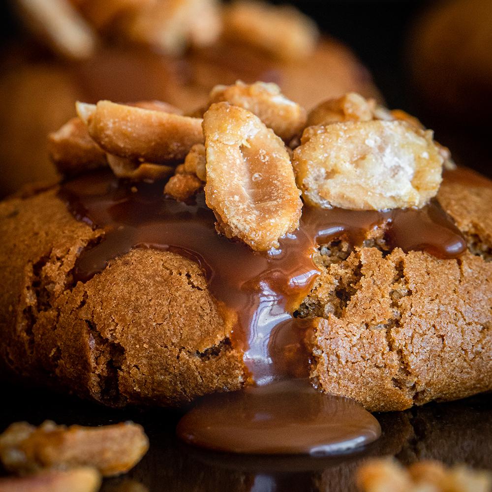 Cookie cacahuètes<br /> caramélisées par la pâtisserie Nomade à Cassis
