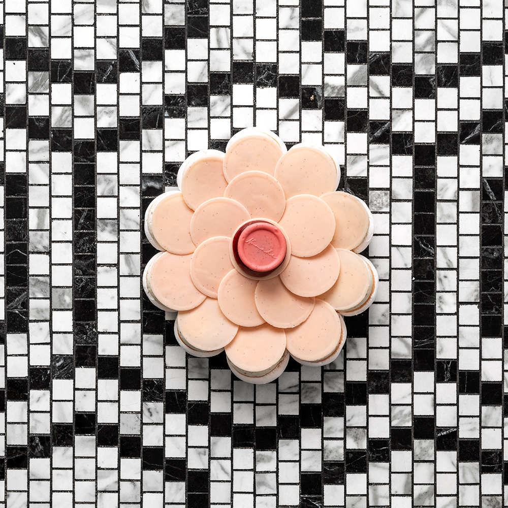 Pavlova fraise et jasmin